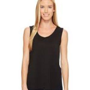 ExOfficio Wanderlux Black Tank Top with Side Slits Size XS/XP/(0/2)